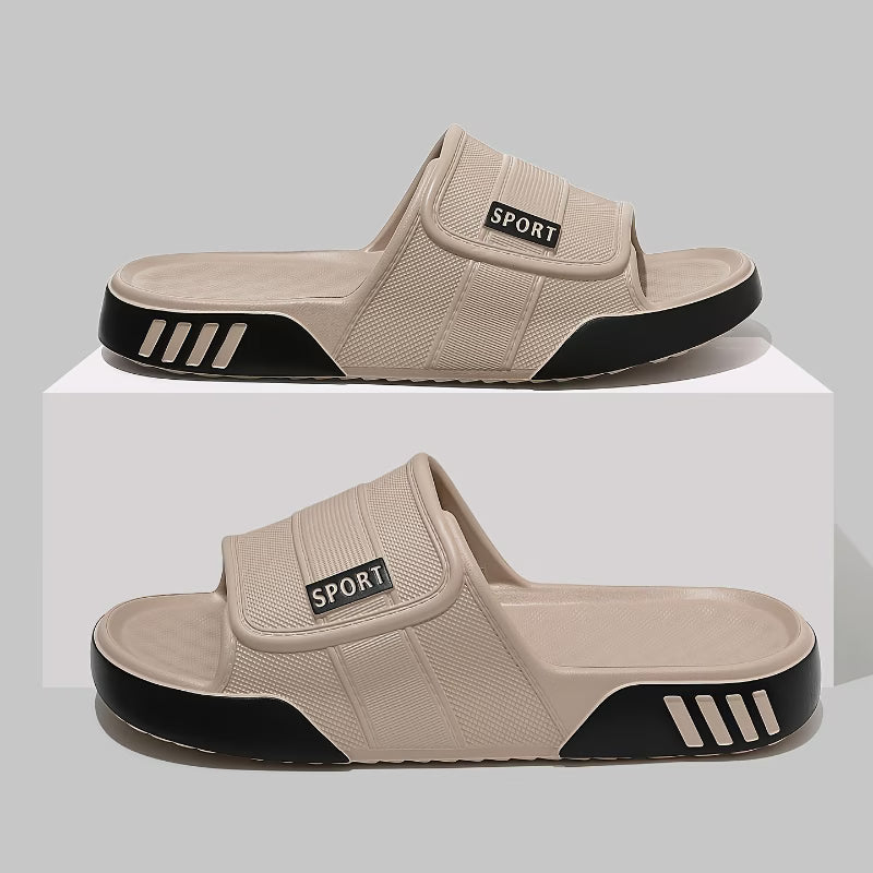 Comfortable, thick-soled, non-slip men's slippers
