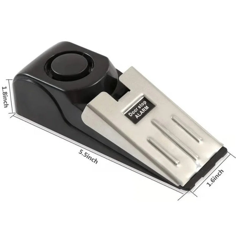 Door Resistance Anti-theft Alarm – Wedge Security Alarm, 120dB Siren, Portable & Adjustable