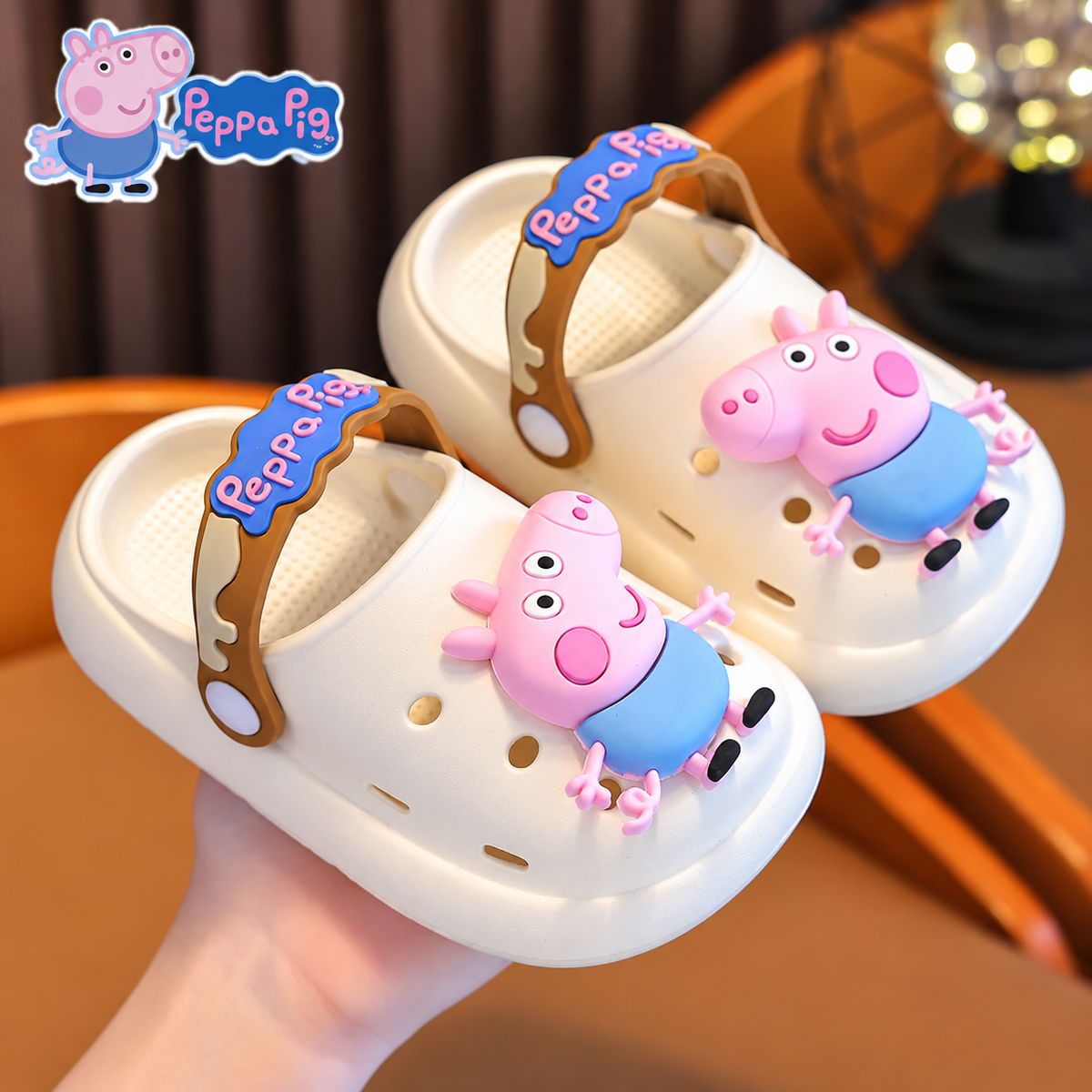 Kids’ Peppa Pig Non-Slip Summer Clogs & Sandals