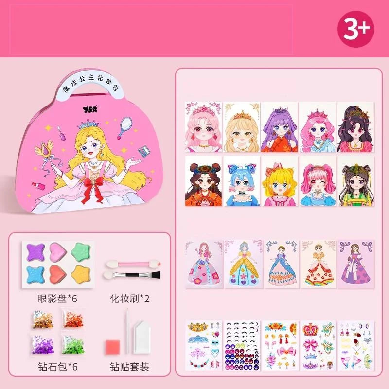 Fantasy 3-in-1 Princess Dress Up & Make Up Game Set