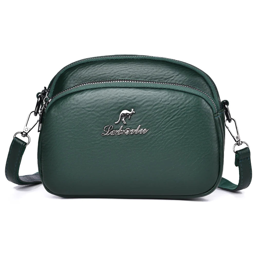 Women's Multi-Layer Round Crossbody Bag