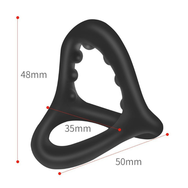 Shark-head triangular pendant