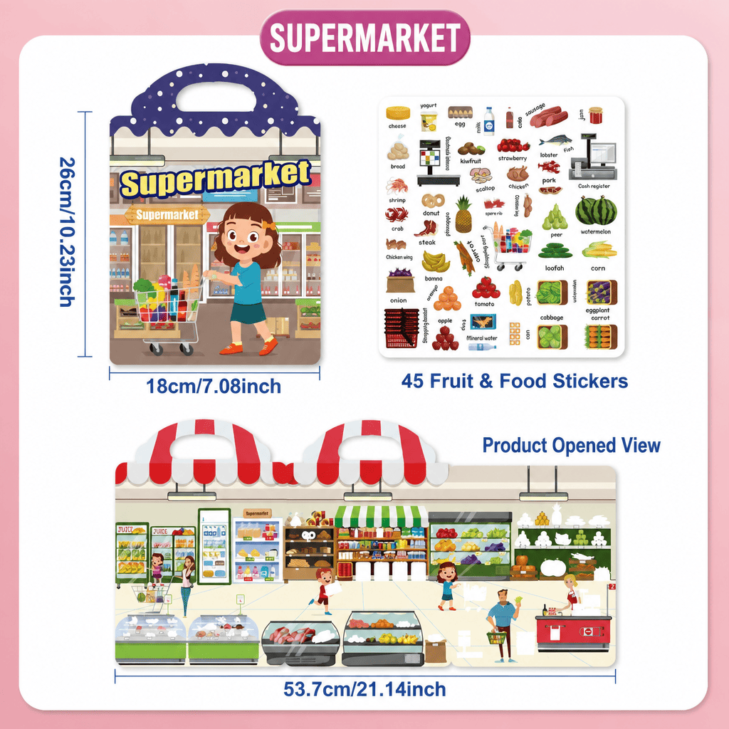 Reusable Jelly Sticker Book