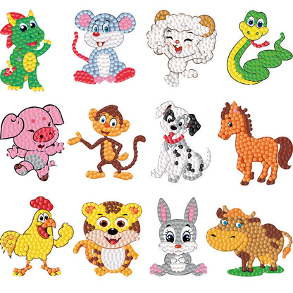 Children's DIY free stick cartoon diamond painting