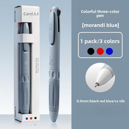 3-color retractable gel pen, 0.5mm