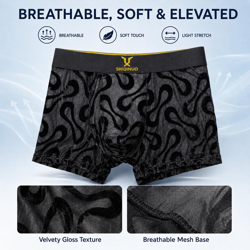Men's Breathable Mesh Boxer Briefs