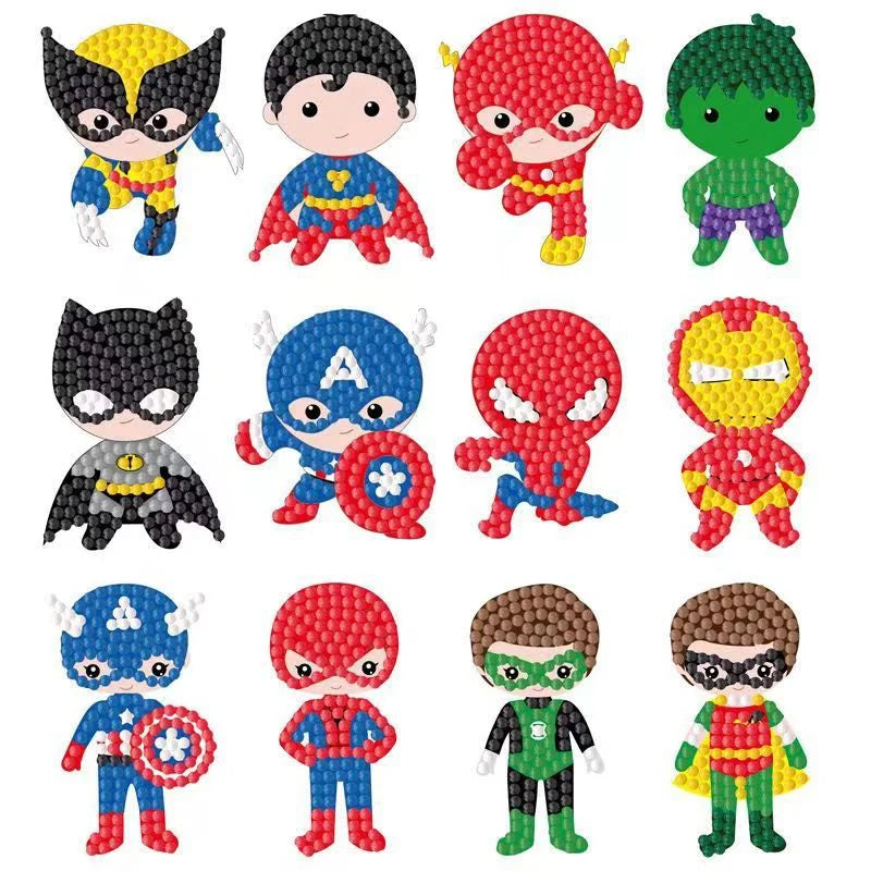Children's DIY free stick cartoon diamond painting