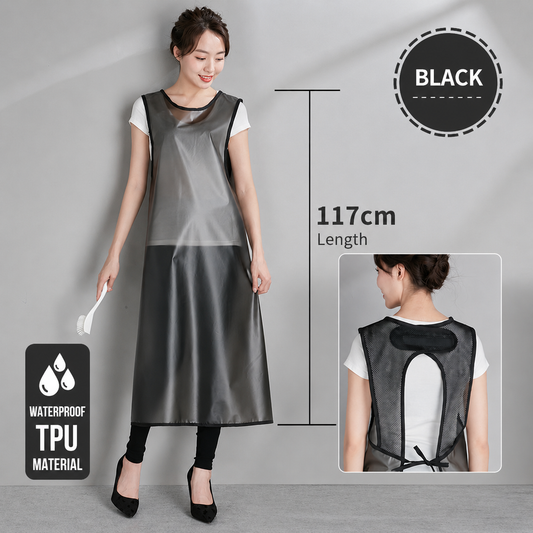 Waterproof & Oil-Resistant Kitchen Apron, Household Cooking Apron