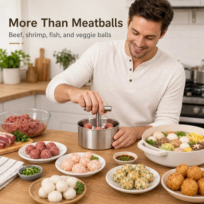 Stainless Steel Kitchen Meatball Mold