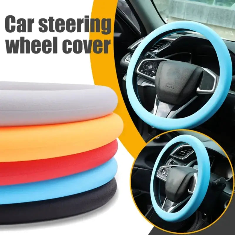 Non-slip Silicone Steering Wheel Protector