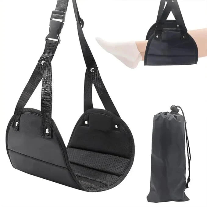 Airplane Foot Hammock Adjustable Travel Harness