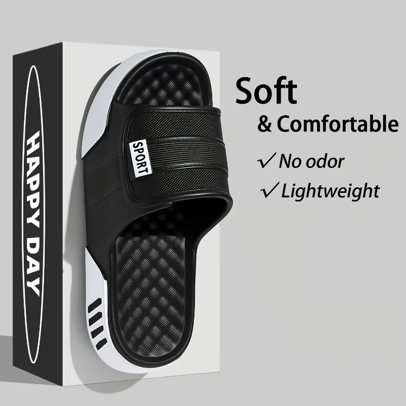 Comfortable, thick-soled, non-slip men's slippers