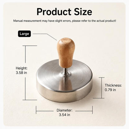 Stainless Steel Burger Press