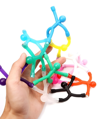 Colorful Magnetic Stickman Fidget Toys – Mini Stress Relief & Creative Building Toy