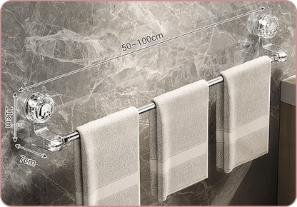 Adjustable Suction Cup Towel Bar