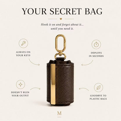 Transformable Bag – Stylish PU with nylon fabric Tote and Keychain Charm