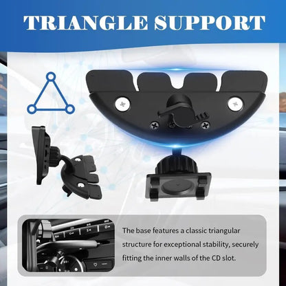 360° Rotating CD Slot Car Mount