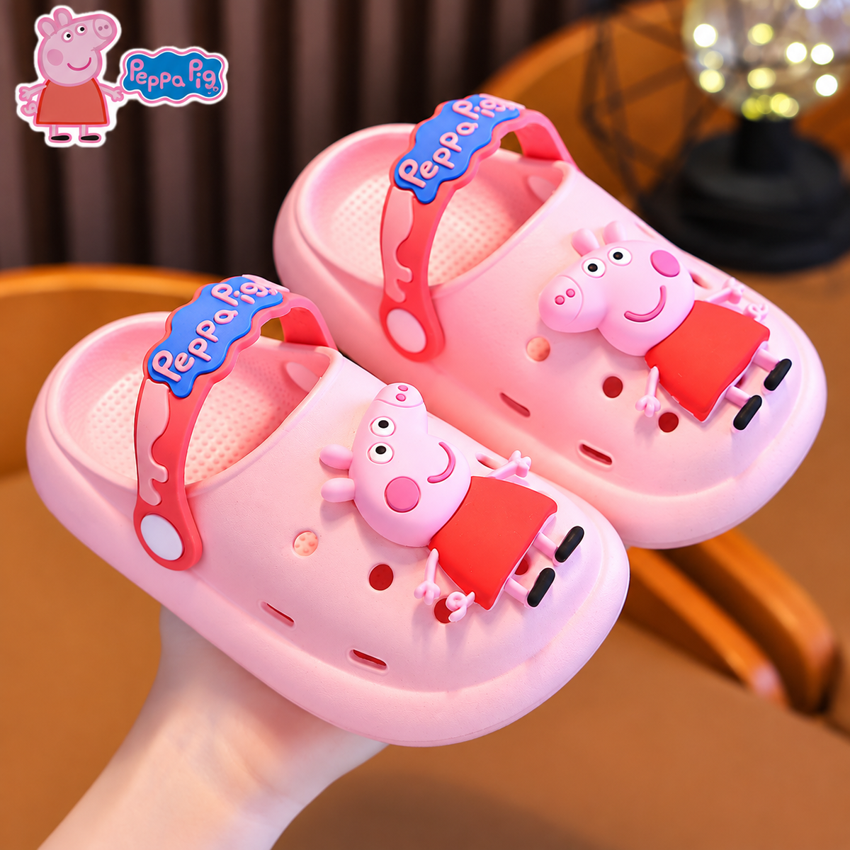 Kids’ Peppa Pig Non-Slip Summer Clogs & Sandals