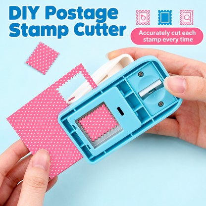 High Quality Creative DIY Postage Stamp Paper Punch for Kids and Students – Craft Embossing Tool