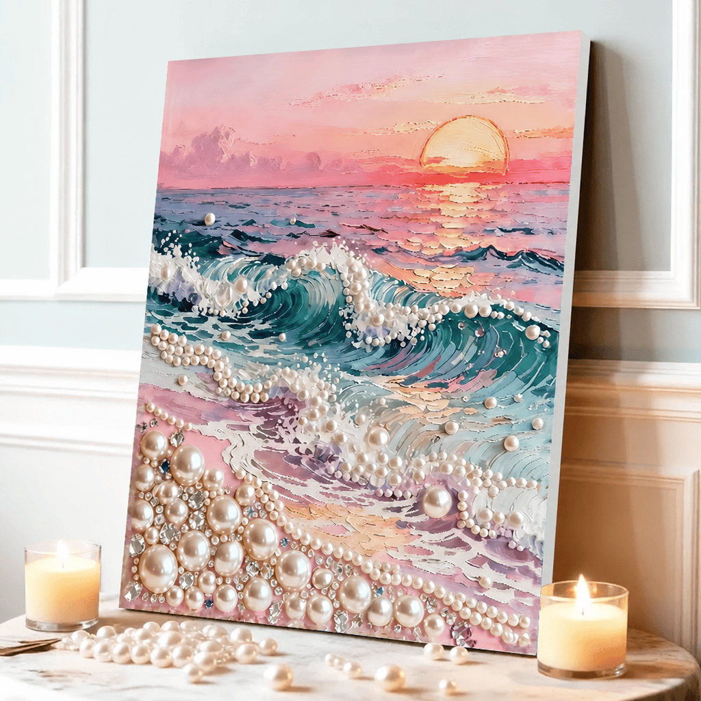 DIY Landscape Pearl Painting