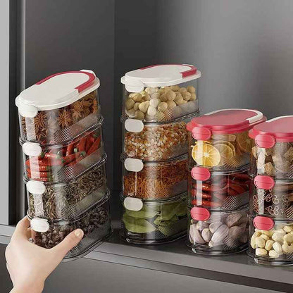 Multi-Layer Sealed Spice Organizer Set