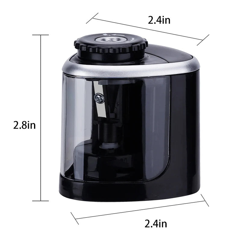 Sleek Electric Pencil Sharpener - Fast & Efficient Lead Sharpening