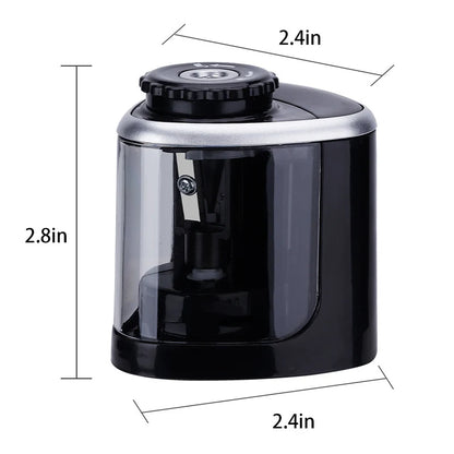 Sleek Electric Pencil Sharpener - Fast & Efficient Lead Sharpening