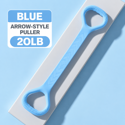Women's Figure 8 Silicone Resistance Band – Shoulder & Back Stretching, Home Fitness Workout