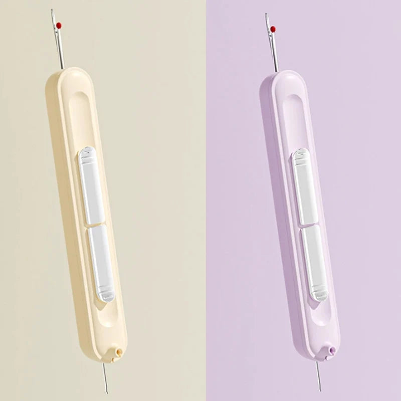 Dual-Head Hand Sewing Tool – 2-in-1 Needle Threader and Stitch Remover