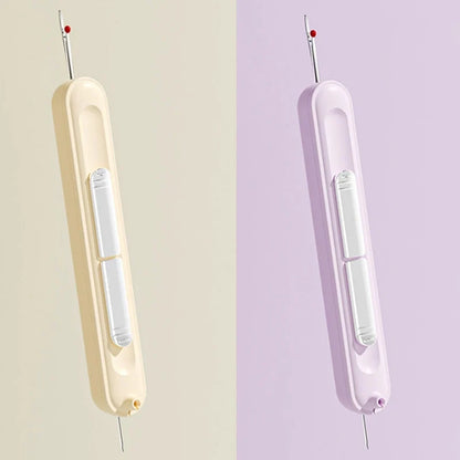 Dual-Head Hand Sewing Tool – 2-in-1 Needle Threader and Stitch Remover