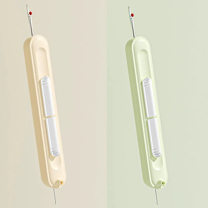 Dual-Head Hand Sewing Tool – 2-in-1 Needle Threader and Stitch Remover