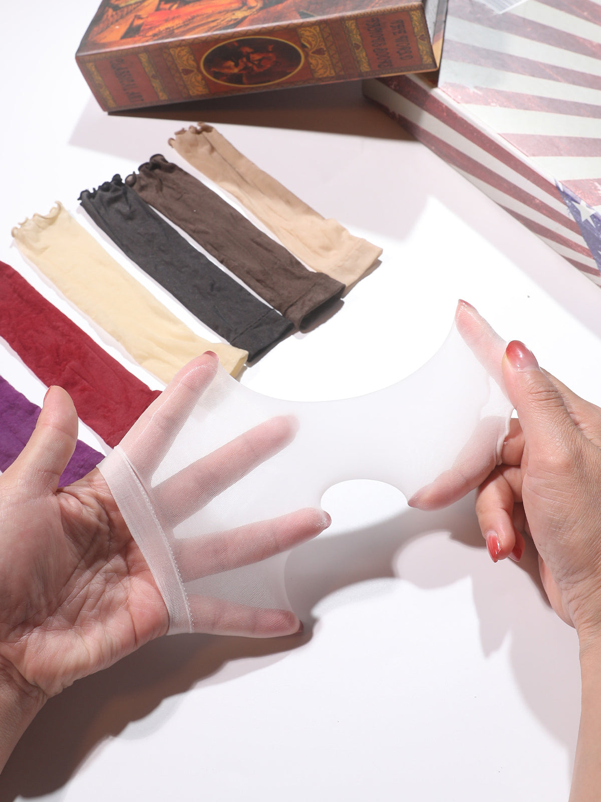 【For Men】High Quality——Sheer Stockings Prop，Seamless Ultra-Mini Sheer Stockings
