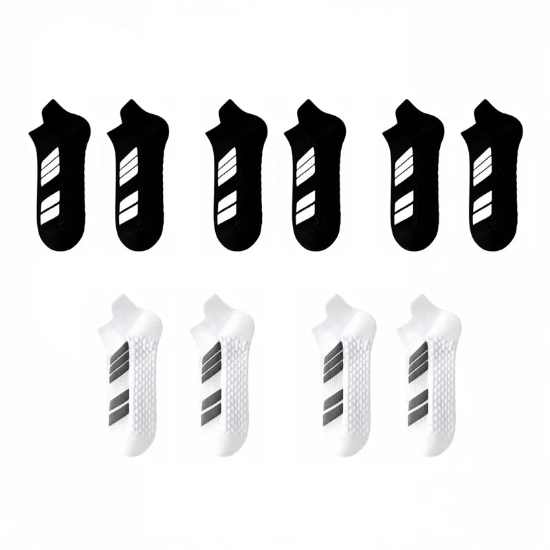 Unisex Breathable Sweat-Wicking Running Socks