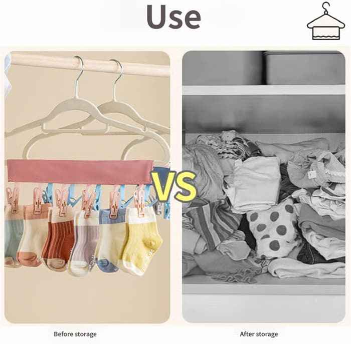 Portable Travel Clothespins, Turn Any Hanger Into a Clothesline