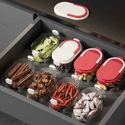 Multi-Layer Sealed Spice Organizer Set