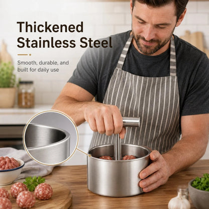 Stainless Steel Kitchen Meatball Mold