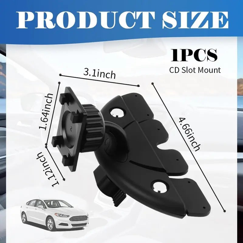 360° Rotating CD Slot Car Mount