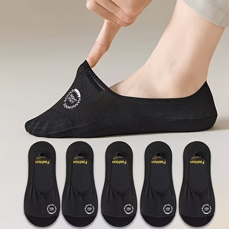 5-Pack Men's Ultra-Thin No-Show Socks
