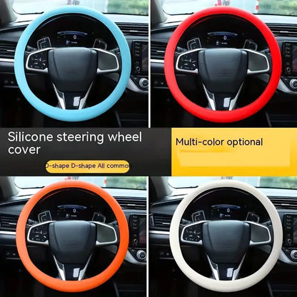 Non-slip Silicone Steering Wheel Protector