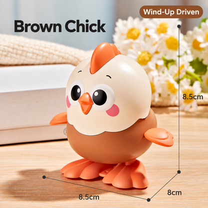 Kids’ Cartoon Wind-Up Chick Toy – Fun Educational Parent-Child Interactive Toy