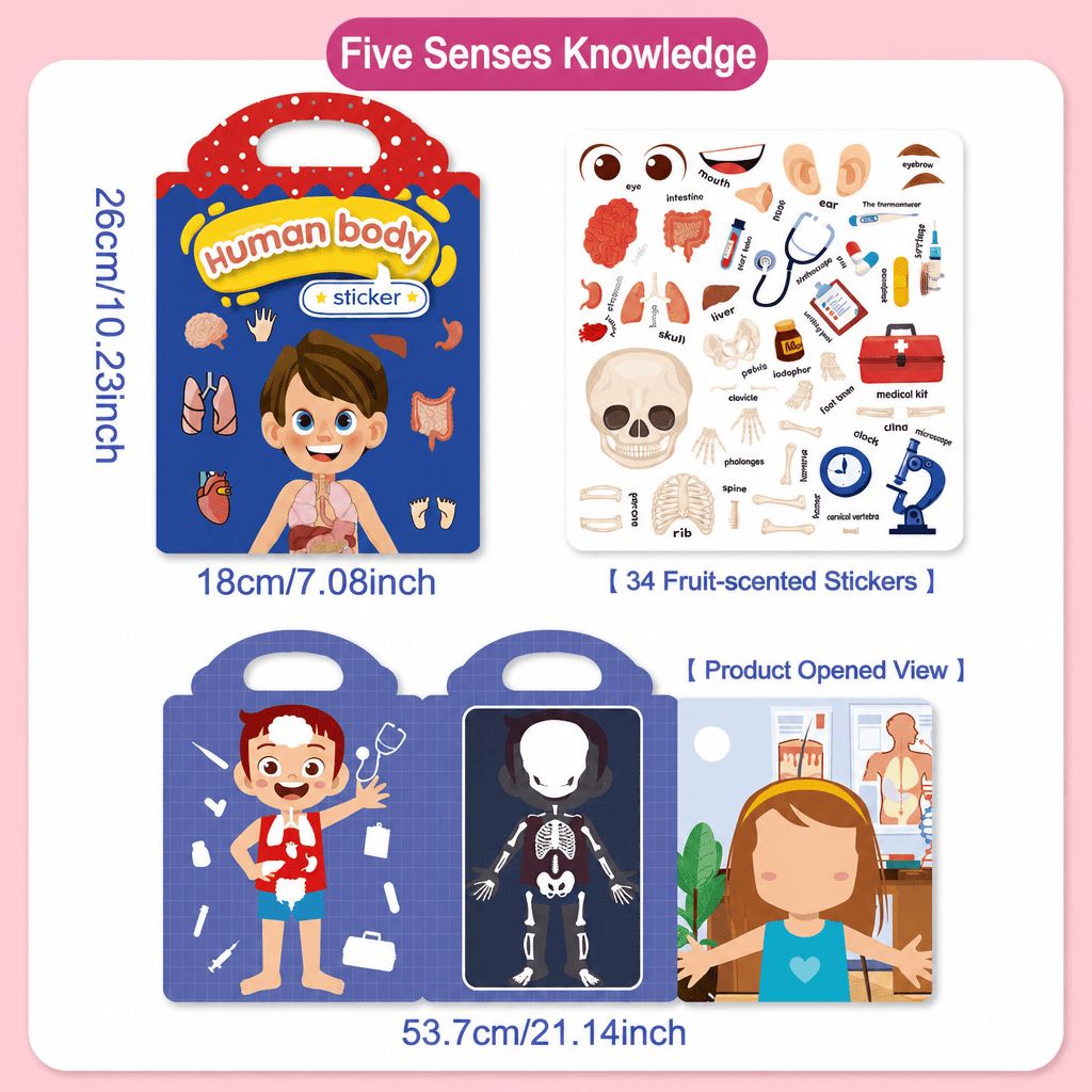 Reusable Jelly Sticker Book