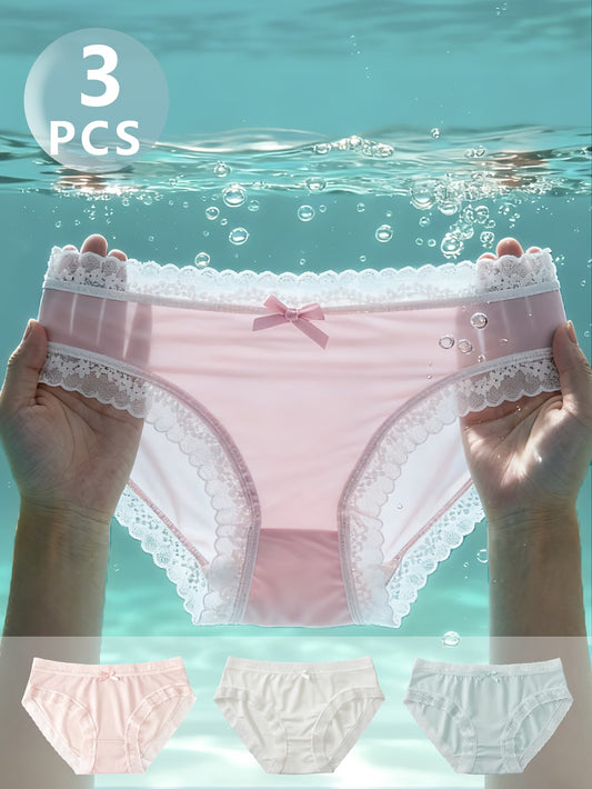 3-Pack Women's Ice Silk Panties