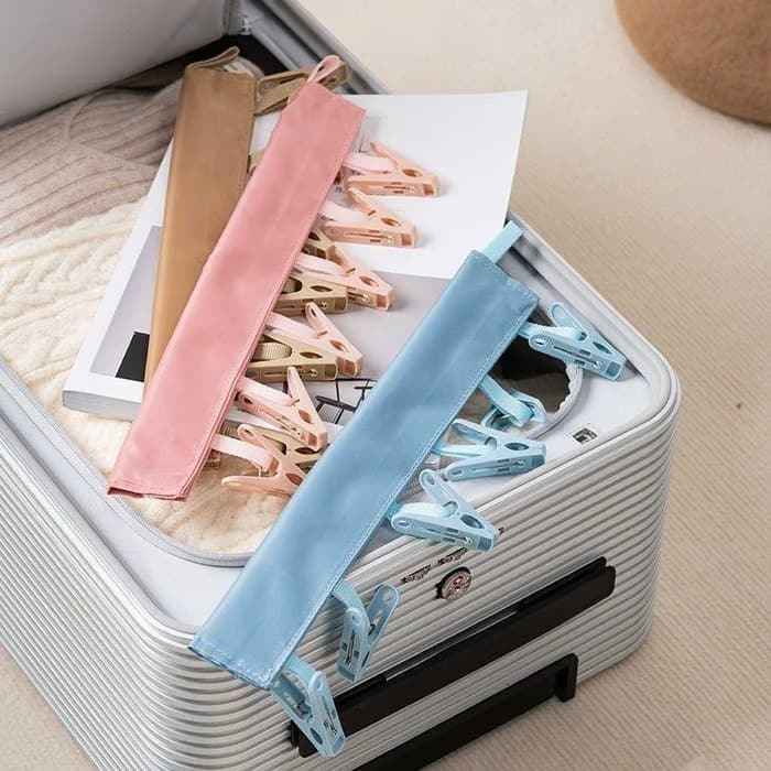 Portable Travel Clothespins, Turn Any Hanger Into a Clothesline