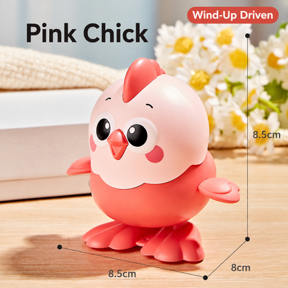 Kids’ Cartoon Wind-Up Chick Toy – Fun Educational Parent-Child Interactive Toy