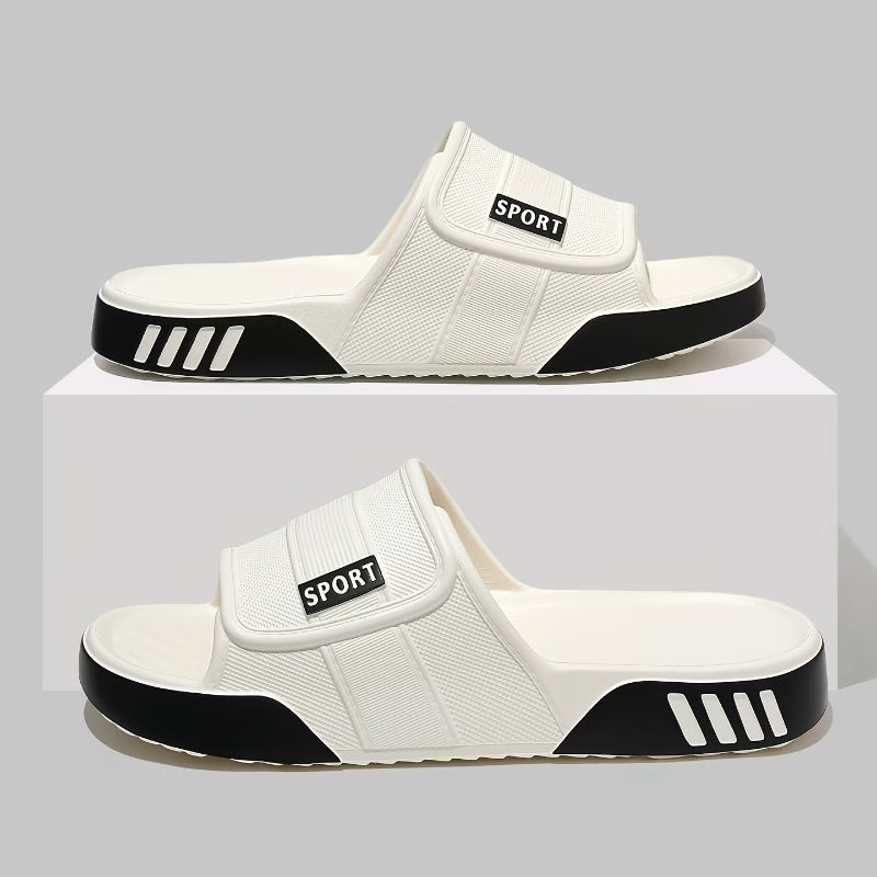 Comfortable, thick-soled, non-slip men's slippers