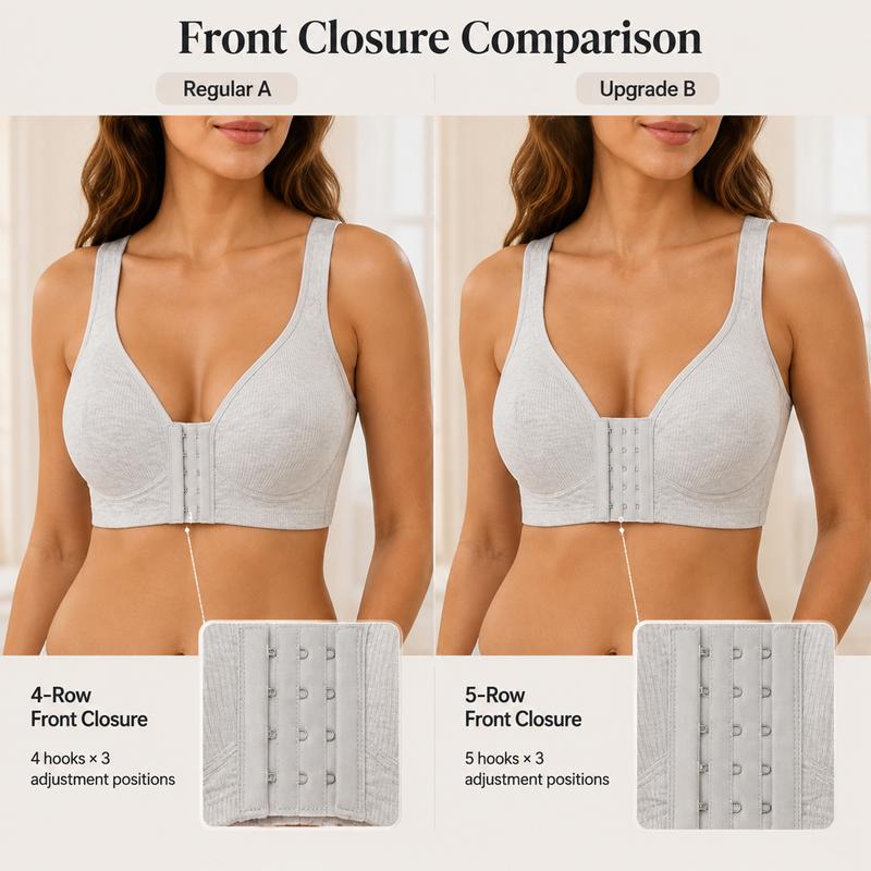 Women's Retro Wire-Free Push-Up Bra