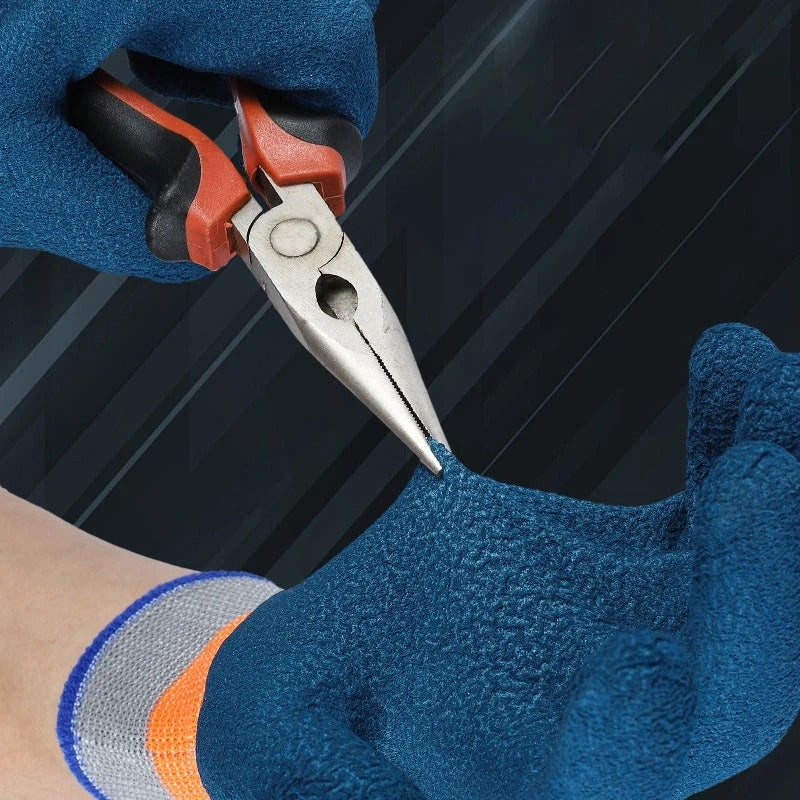 Sturdy rubber garden gloves