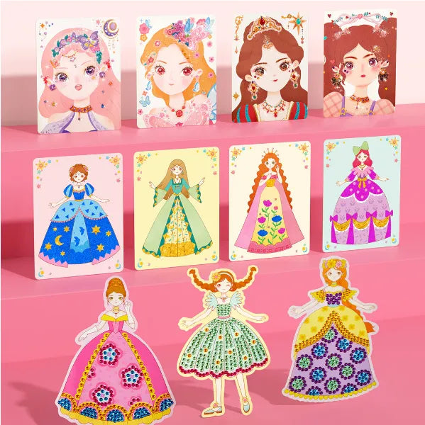 Fantasy 3-in-1 Princess Dress Up & Make Up Game Set