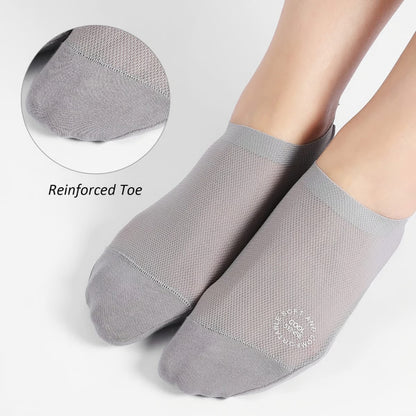 5-pack of ultra-thin, non-slip, invisible socks