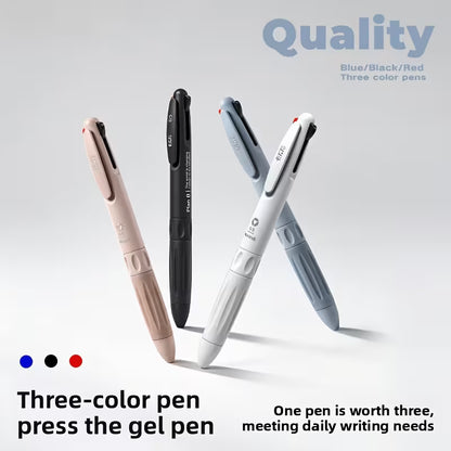 3-color retractable gel pen, 0.5mm